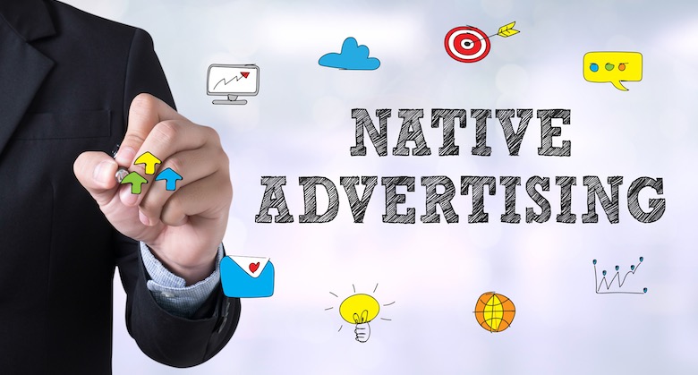 What is native advertising and what are its benefits?